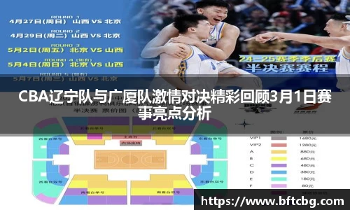 CBA辽宁队与广厦队激情对决精彩回顾3月1日赛事亮点分析